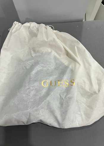 Guess Siyah Deri Guess kol Çantası