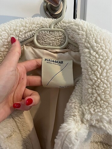 s Beden ten rengi Renk Pull and bear peluş ceket