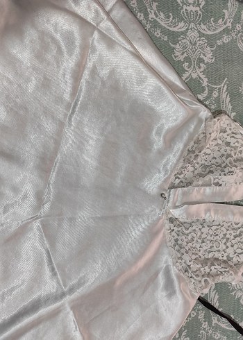 Bohem Midi Beyaz Kolsuz Kadın Elbise - Görsel 2