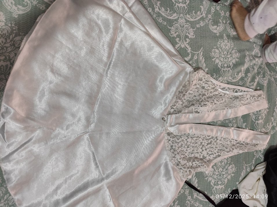 Bohem Midi Beyaz Kolsuz Kadın Elbise - Görsel 2