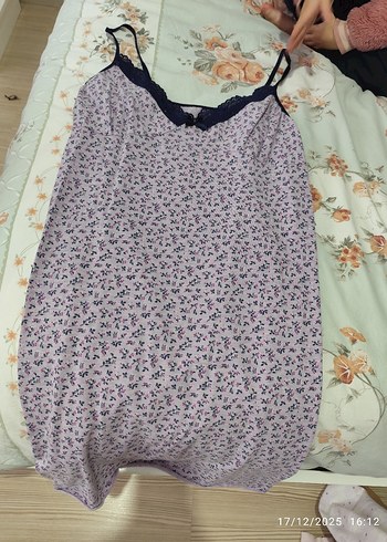 Pembe Pamuklu gecelik - Görsel 3