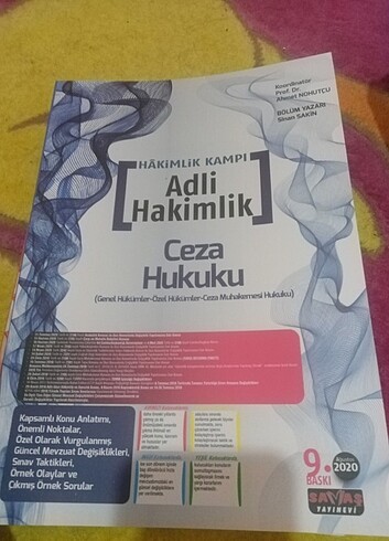 Adli Hakimlik-Ceza Hukuku