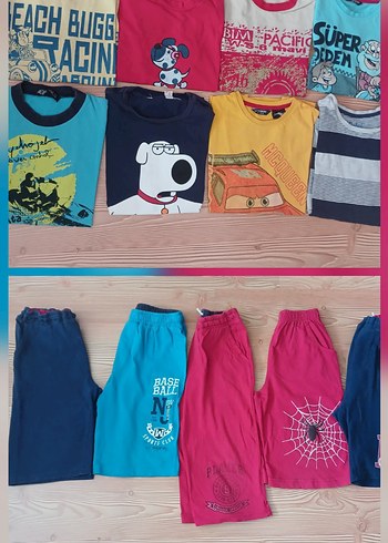 çocuk tshirt ve şort