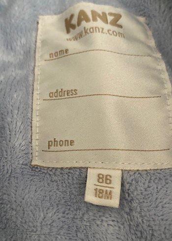 Gri Erkek Çocuk Polar Düğmeli Kaban - Görsel 4