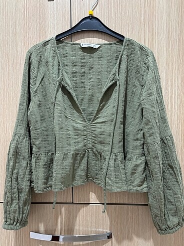 Yeşil Stradivarius Bluz