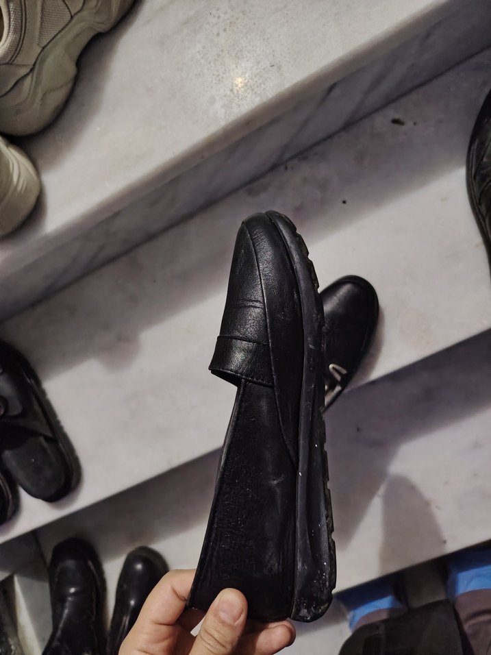 Gri Siyah Tokalı Kadın Günlük Ayakkabı - Görsel 2