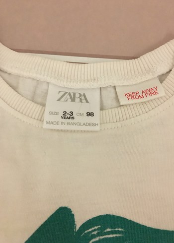 Zara 2-3 yaş Tshirt - Görsel 2