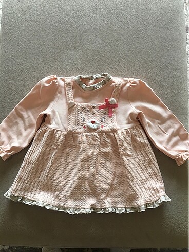 Mymio Baby Somon Rengi Elbise