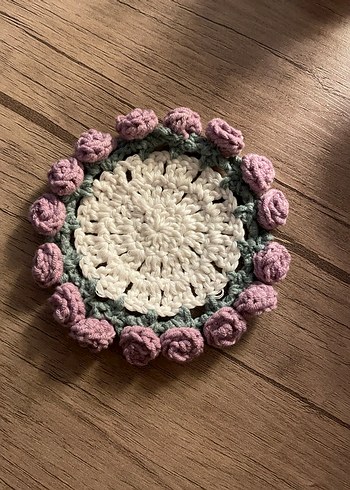 Dekoratif El Yapımı Bardak Altlığı - Görsel 3