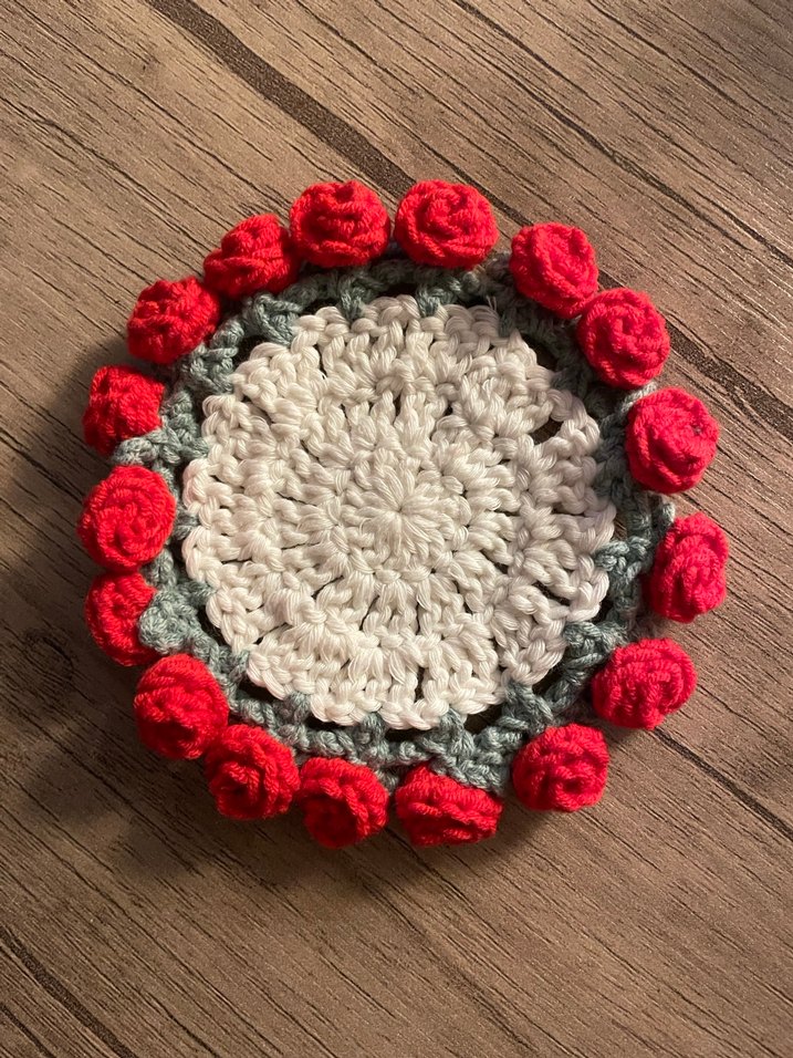 Dekoratif El Yapımı Bardak Altlığı - Görsel 2