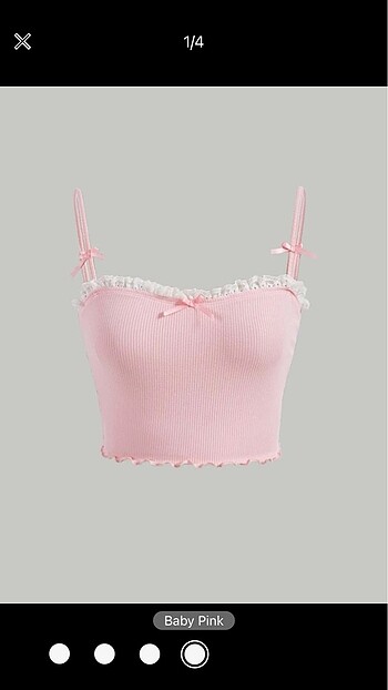 Pembe lolita crop