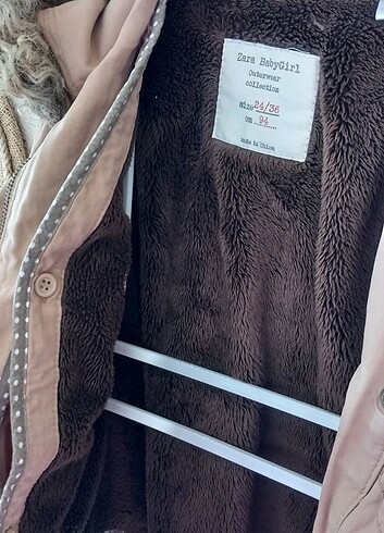 Zara kiz cocuk mevsimlik mont - Görsel 4