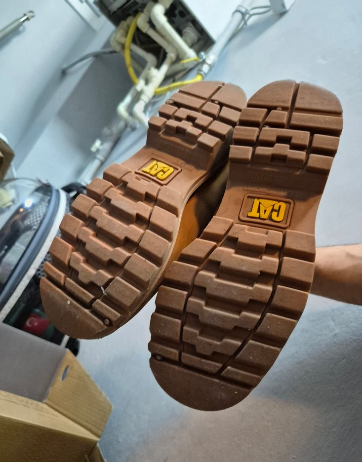 CAT Kahverengi tarçın nubuk  kadın Bot - Görsel 2