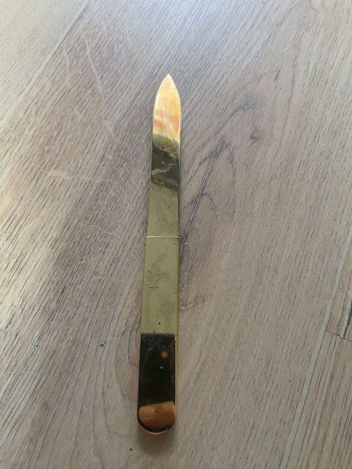 Parlak Altın Renkli zarf açıcı gold - Görsel 3