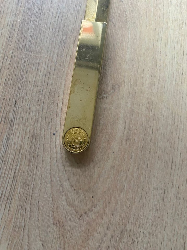 Parlak Altın Renkli zarf açıcı gold - Görsel 2