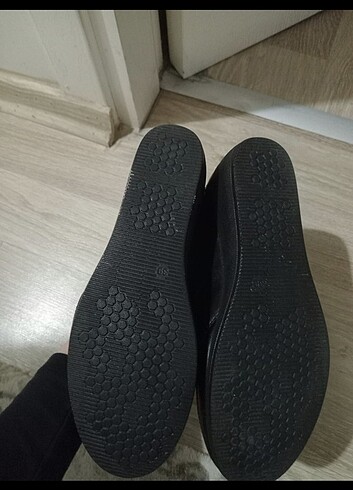 39 Beden siyah Renk Anne ayakkabısı siyah günlük