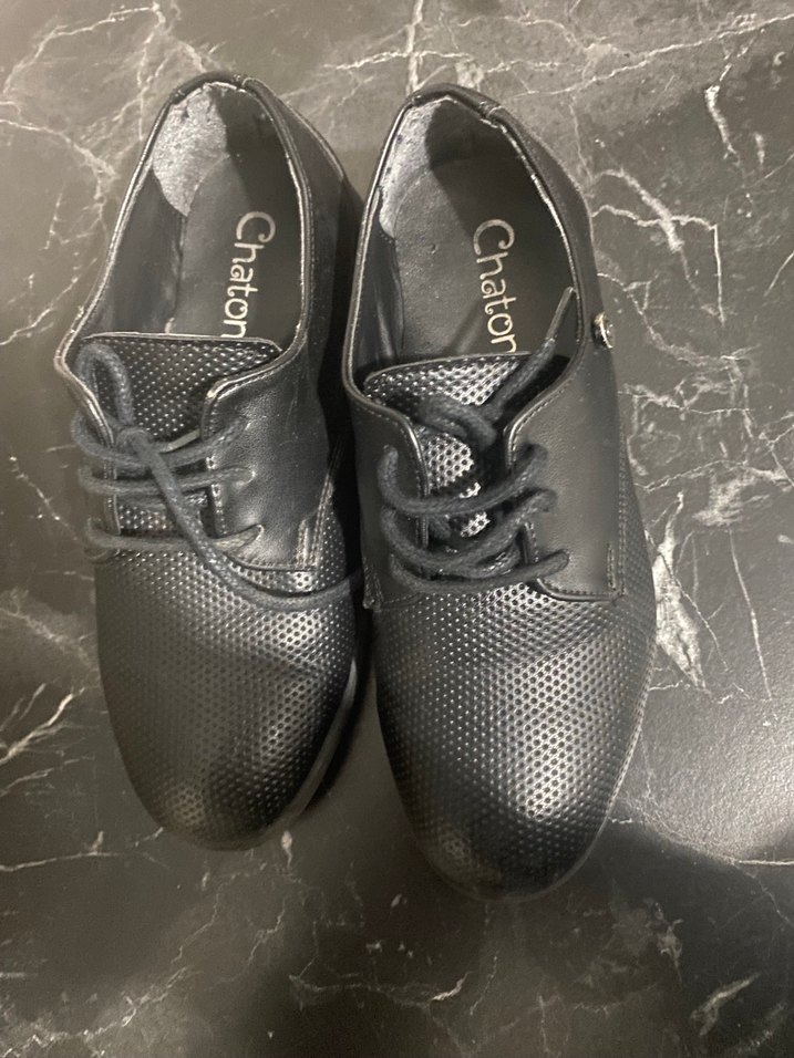 Koyu Siyah Erkek Çocuk Özel Gün Ayakkabısı - Görsel 2