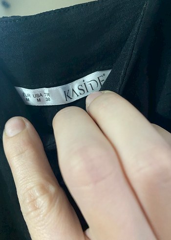 Siyah Drapeli Straplez Kadın Tulum - Görsel 3