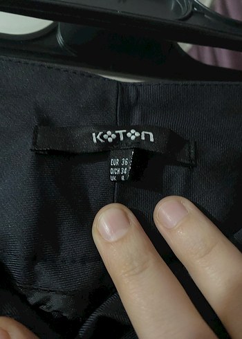 Sıfır etiketli Siyah Düğmeli Kadın Blazer ceket takım - Görsel 4