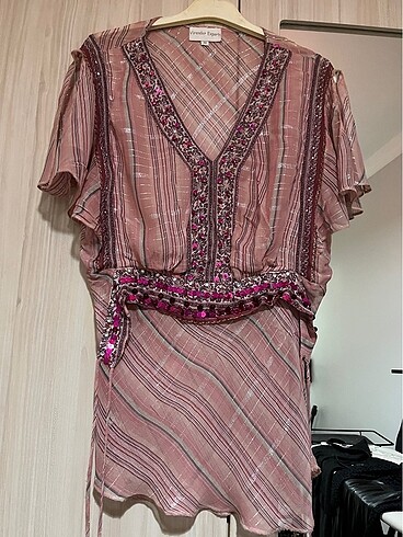46 Beden Elbise# tunik #takı #abiye #ayakkabı##