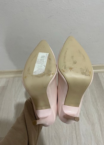 Bambi Pudra Stiletto Topuklu Kadın Ayakkabı - Görsel 6