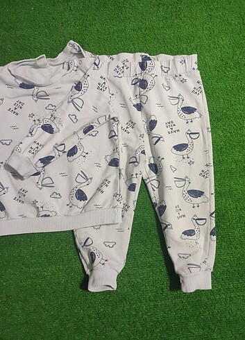 12-18 Ay Beden mavi Renk LCW unisex takım 