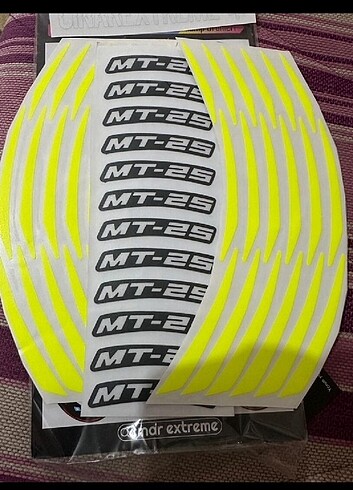 Yamaha Yamaha mt 25 sticker jant