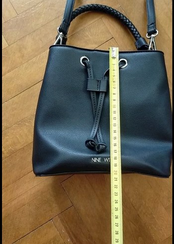 Nine West Siyah Deri Kadın Çanta - Görsel 8