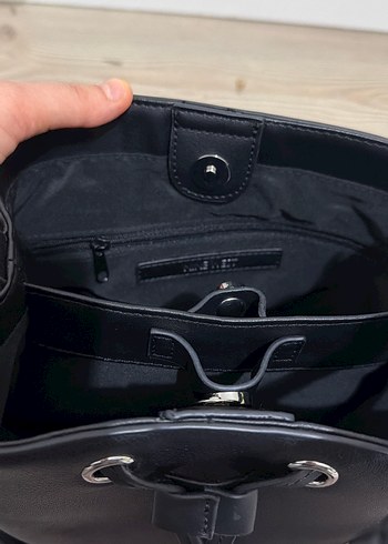 Nine West Siyah Deri Kadın Çanta - Görsel 5