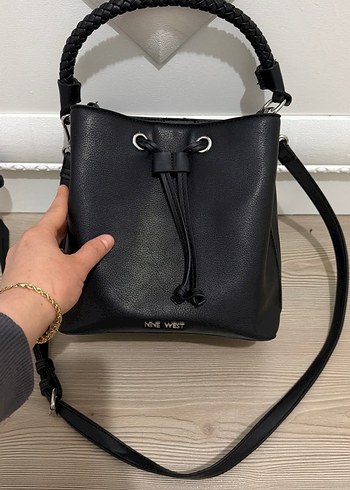 Nine West Siyah Deri Kadın Çanta - Görsel 2