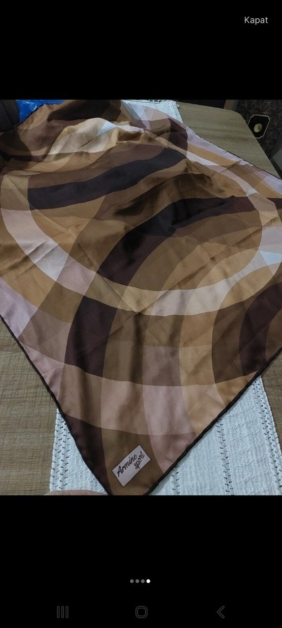 armine twill esarp - Görsel 4