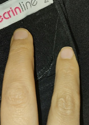 Uzun Siyah Kadın tunik - Görsel 3