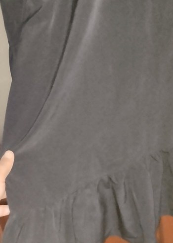 Uzun Siyah Kadın tunik - Görsel 4