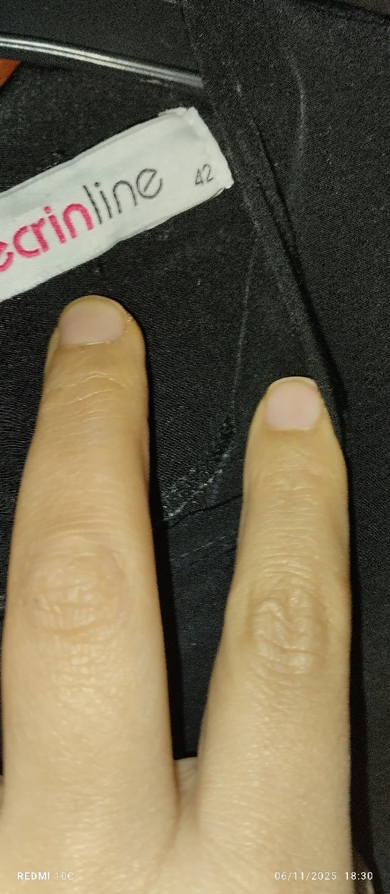 Uzun Siyah Kadın tunik - Görsel 3