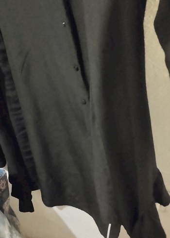 Kadın Siyah Uzun Kollu Gotik Uzun Elbise - Görsel 2