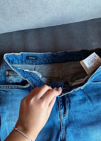 Mavi Denim Rahat Kesim Midi Kot Pantolon