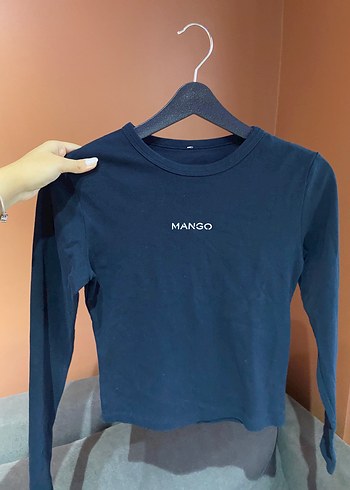 Mango Kadın Lacivert Uzun Kollu