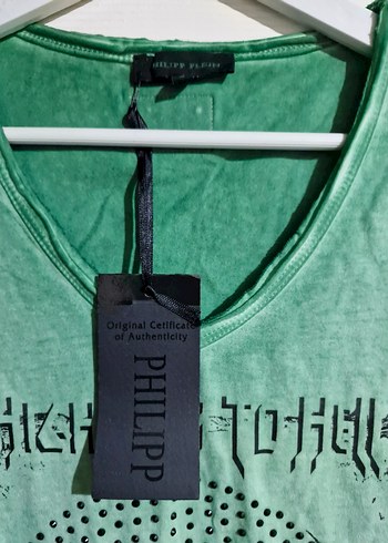 orjinal,etiketli Yeşil Baskılı Rock Punk Tişört - Görsel 3