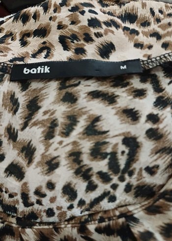 Leopar Desenli Kadın Bluz - Görsel 5