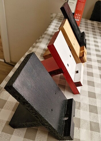 Ahşap telefonluk - Görsel 4