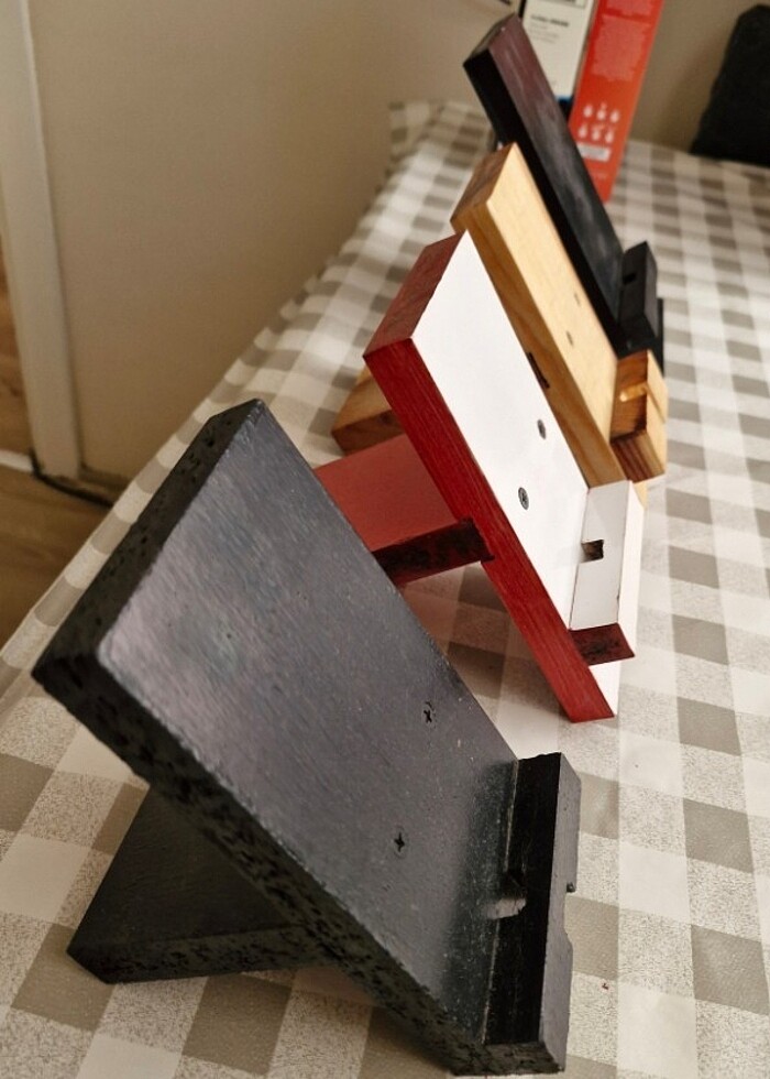 Ahşap telefonluk - Görsel 4