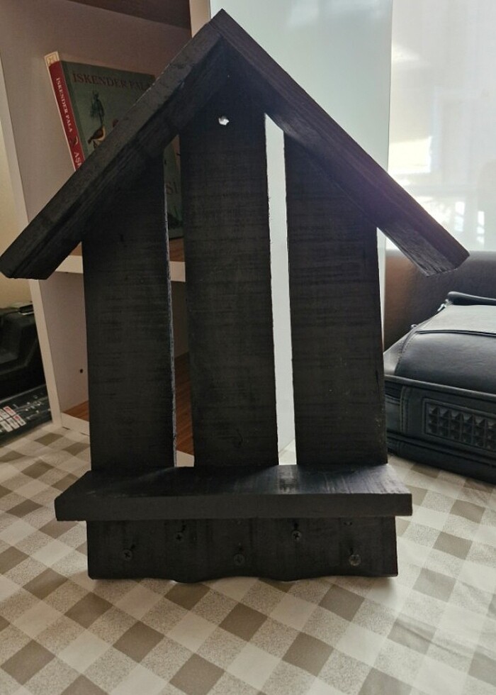 Ahşap anahtarlık el yapımı - Görsel 2