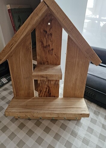 Ahşap raflı  anahtarlık - Görsel 2