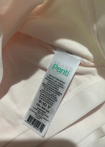 Kız Çocuk Dantelli İnce Askılı Pembe crop Atlet - Görsel 5