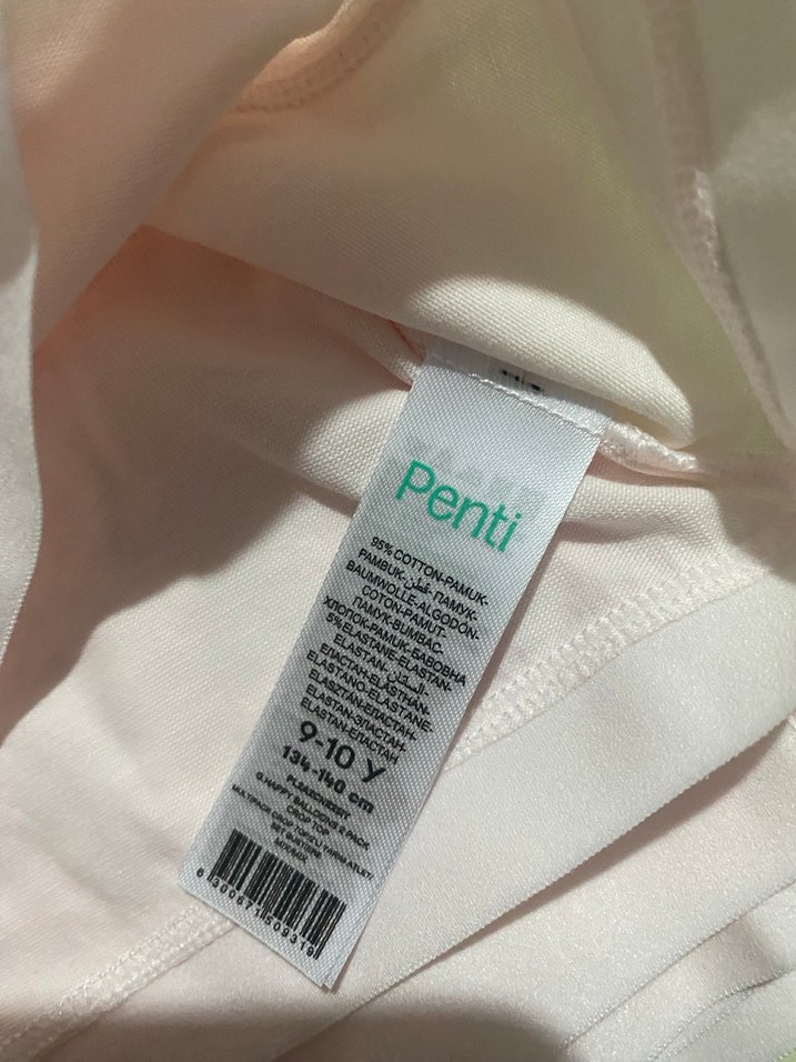 Kız Çocuk Dantelli İnce Askılı Pembe crop Atlet - Görsel 5