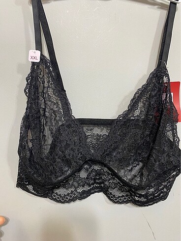 Siyah tül bralet