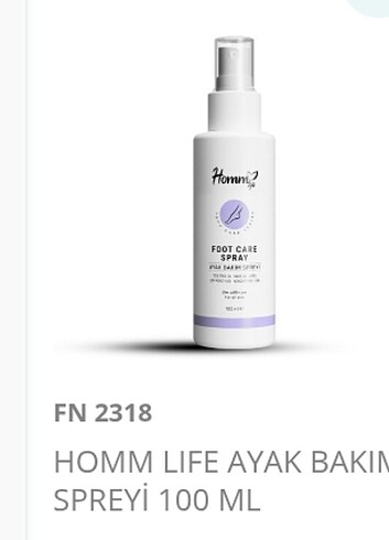 Ayak bakım spreyi
