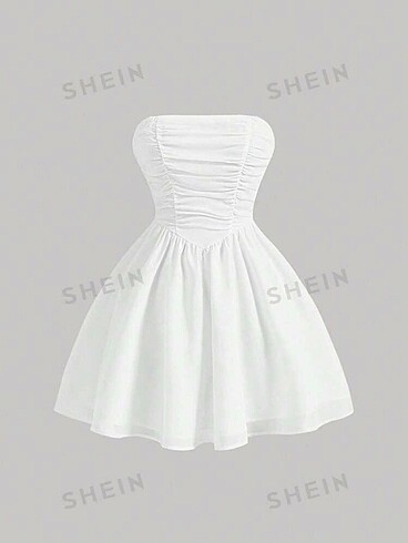Shein beyaz elbise