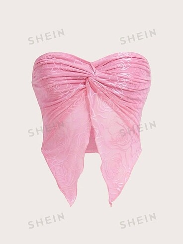 Shein pembe crop top