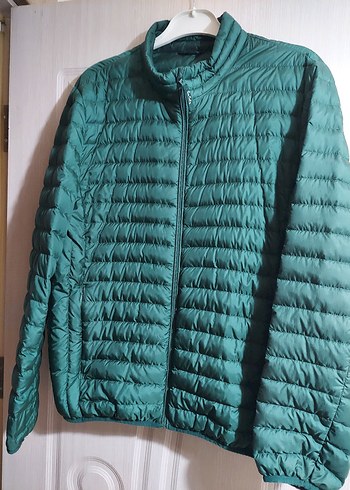 Yeşil Kumaşlı Erkek Mont - Görsel 2